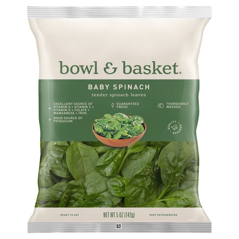 Bowl &amp; Basket Baby Spinach, 5 oz