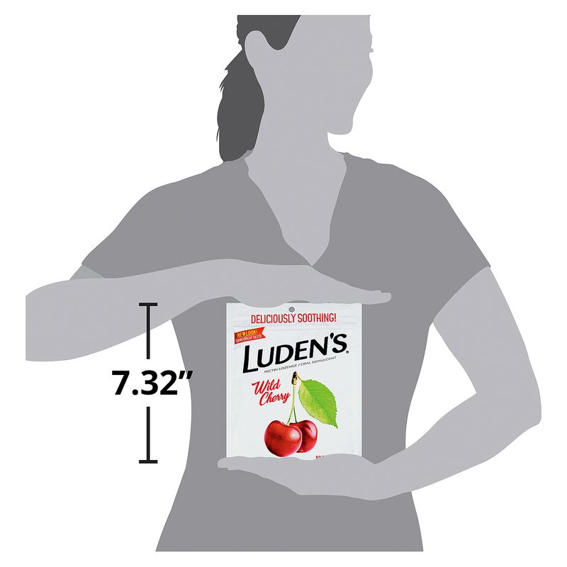 LUDEN'S Wild Cherry Throat Drops, 90 counts
