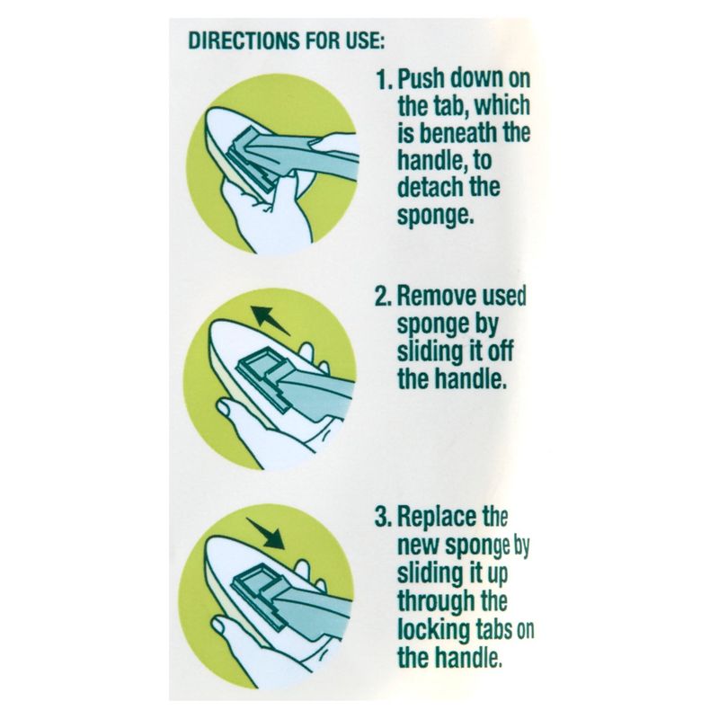 Paperbird Heavy Duty Dish Wand Refills, 2 count