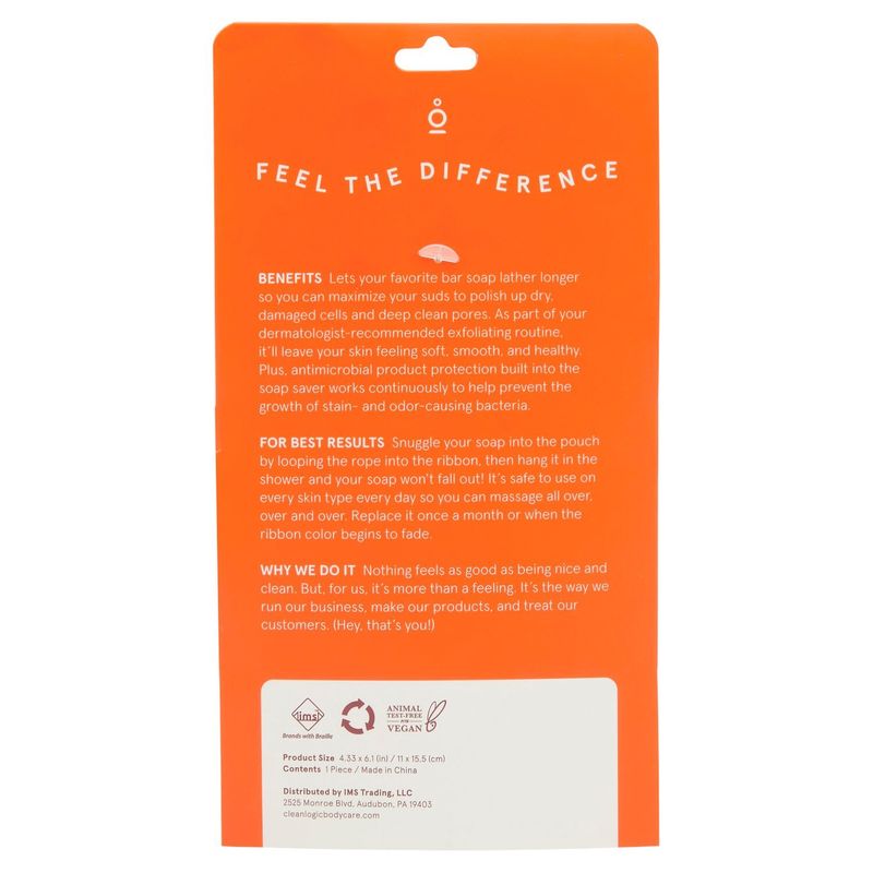 Cleanlogic Bath and Body Exfoliating Soap Saver