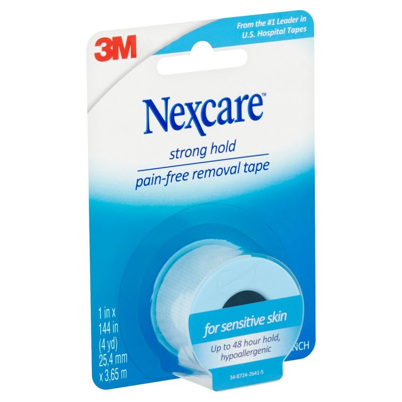 Nexcare™ Strong Hold Pain-Free Removal Tape, 1 in x 4 yd