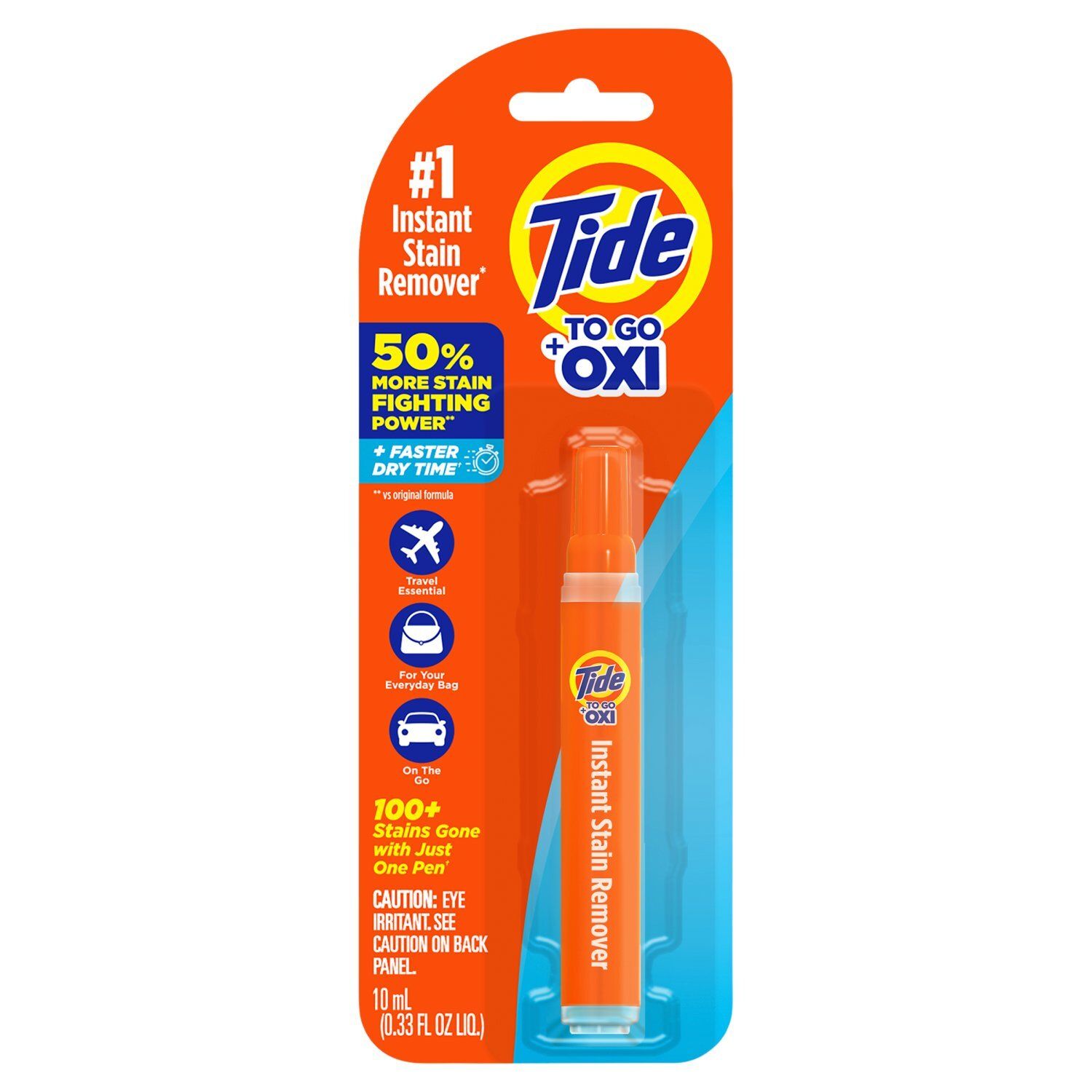 Tide To Go + Oxi Instant Stain Remover, 0.33 fl oz