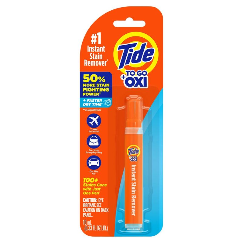 Tide To Go + Oxi Instant Stain Remover, 0.33 fl oz