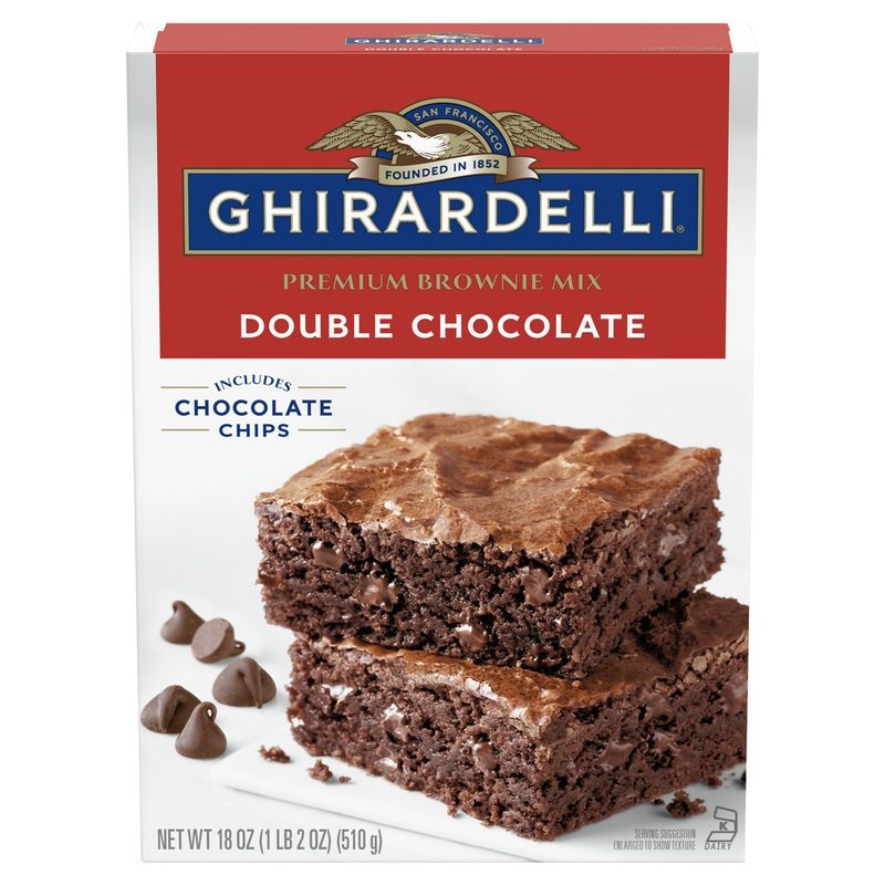 Ghirardelli Premium Double Chocolate Brownie Mix, 18 oz