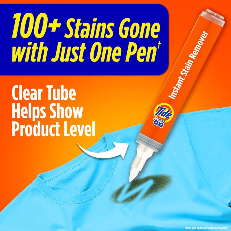 Tide To Go + Oxi Instant Stain Remover, 0.33 fl oz