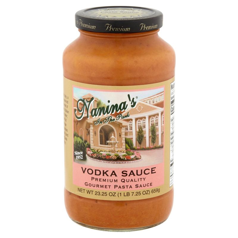 Nanina's In The Park Vodka Sauce Premium Quality Gourmet Pasta Sauce, 23.25 oz