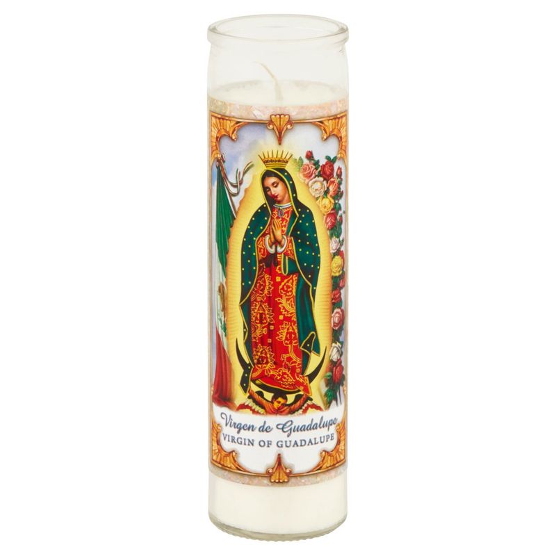 Virgin of Guadalupe 8" Candle