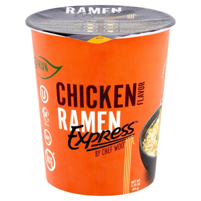 Chef Woo Express Chicken Flavor Ramen, 2.25 oz