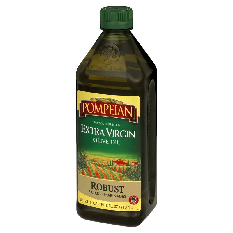 Pompeian Robust Extra Virgin Olive Oil, 24 fl oz