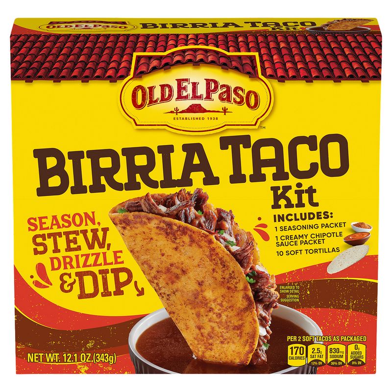Old El Paso Birria Taco Kit, 12.1 oz