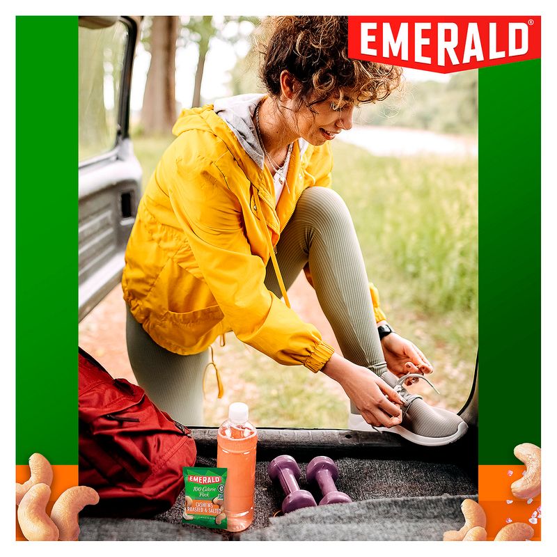 Emerald 100 Calorie Packs Roasted &amp; Salted Cashews, 0.62 oz, 7 count