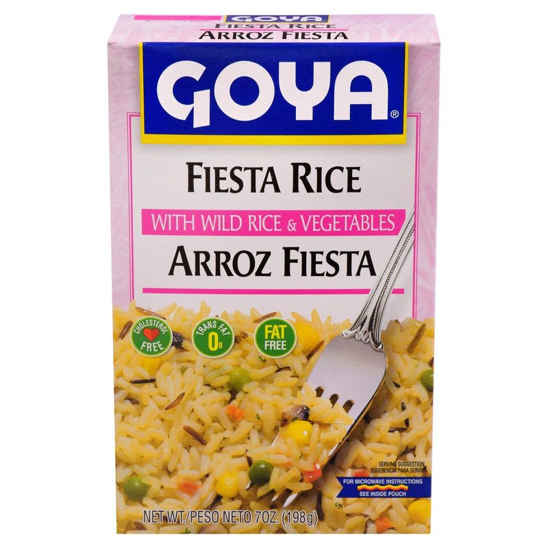 Goya Fiesta Rice with Wild Rice &amp; Vegetables, 7 oz