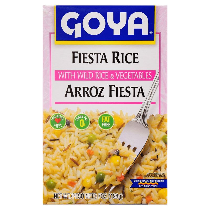 Goya Fiesta Rice with Wild Rice &amp; Vegetables, 7 oz
