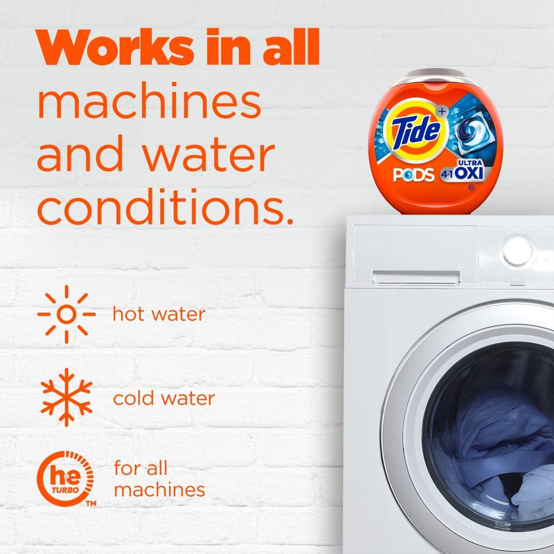 Tide  4-in-1 Ultra Oxi Laundry Detergent PODS, 57 Count