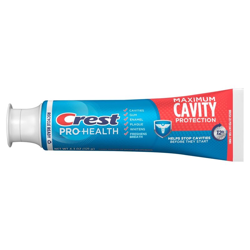 Crest Pro-Health Maximum Cavity Protection Fluoride Toothpaste, 4.3 oz