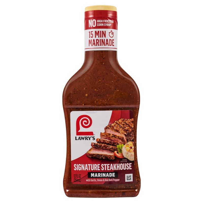 Lawry's Signature Steakhouse Marinade, 12 fl oz