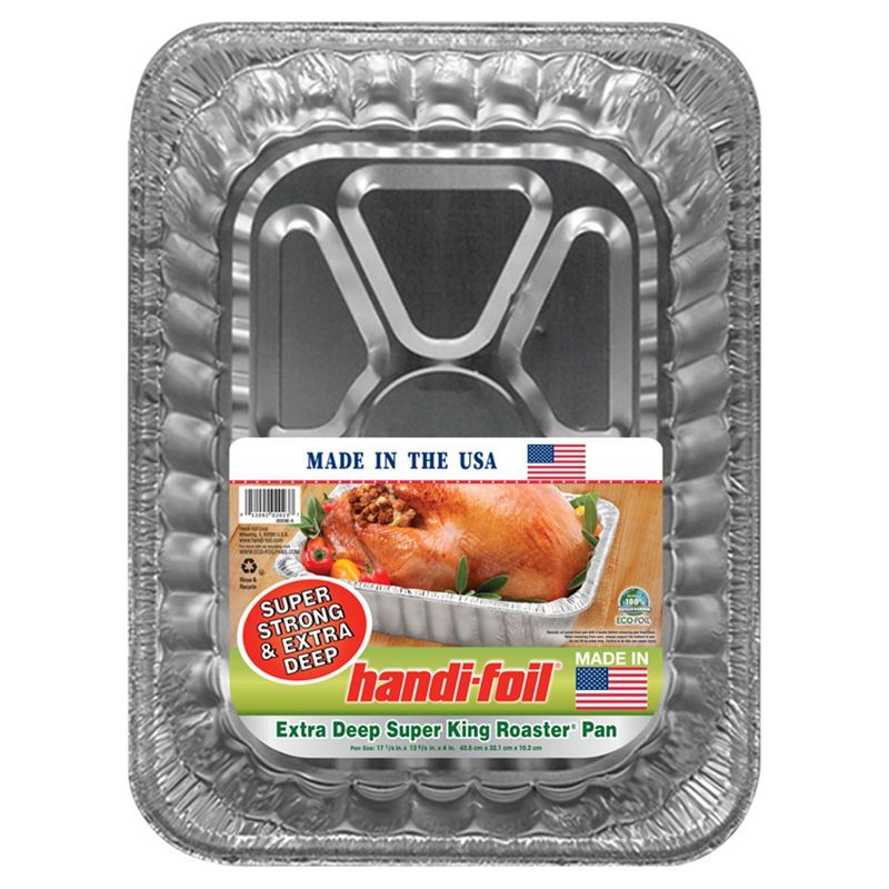 Handi Foil Extra Deep Super King Roaster Pan