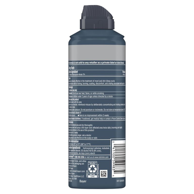 Lotrimin Antifungal Jock Itch Powder Spray, 4.6 oz