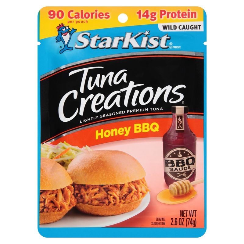 StarKist Tuna Creations Honey BBQ Lightly Seasoned Premium Tuna, 2.6 oz