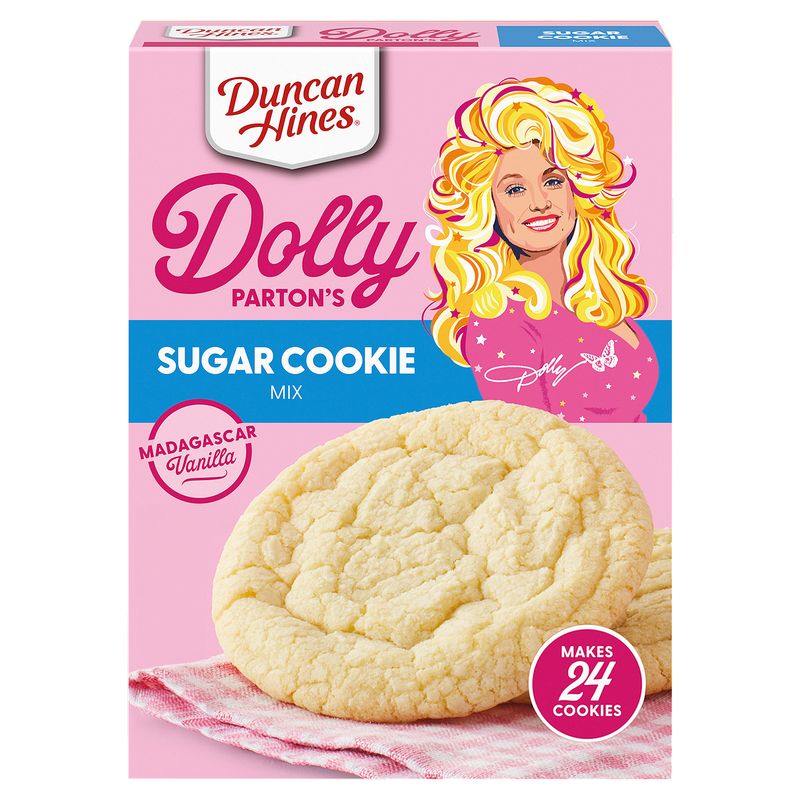 Duncan Hines Dolly Parton's Madagascar Vanilla Sugar Cookie Mix, 15.25 oz