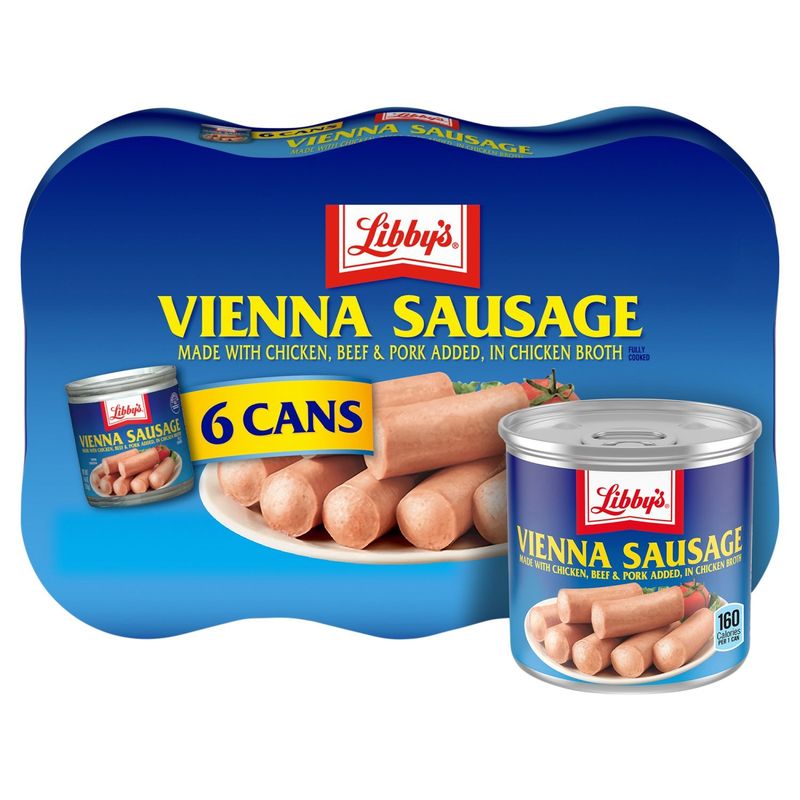 Libby's Vienna Sausage, 4.6 oz, 6 count