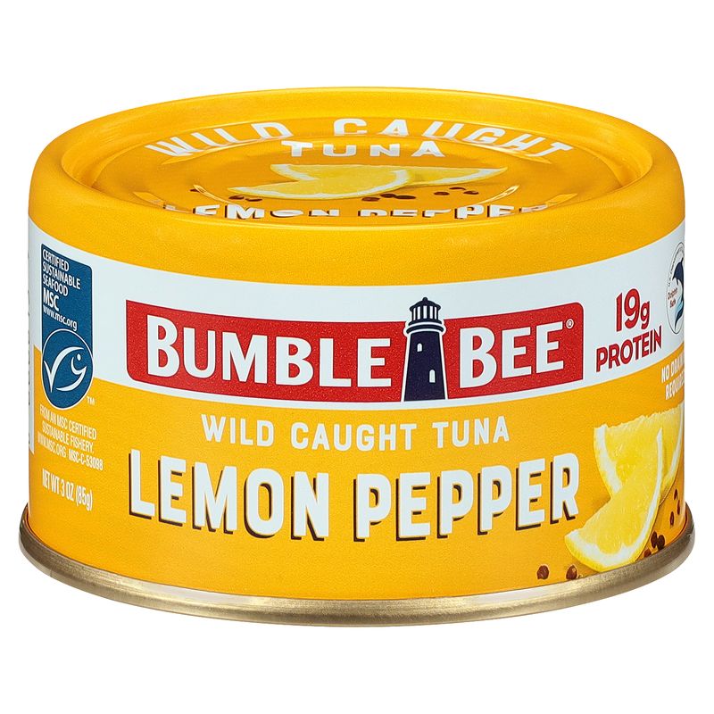 Bumble Bee Lemon Pepper Wild Caught Tuna, 3 oz