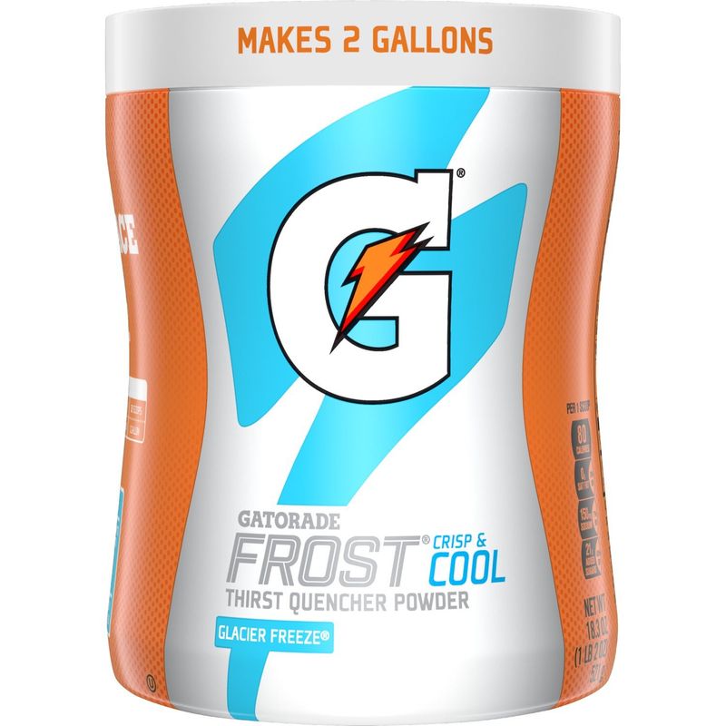 Gatorade Frost Thirst Quencher Powder Glacier Freeze 18.3 Oz