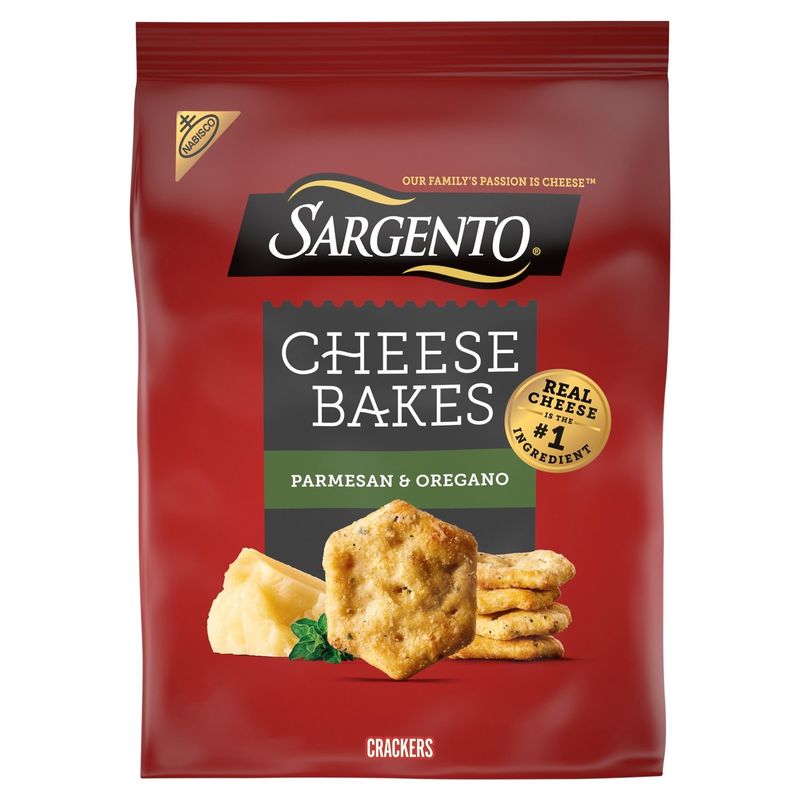 Nabisco Sargento Parmesan &amp; Oregano Cheese Bakes Crackers, 4.5 oz