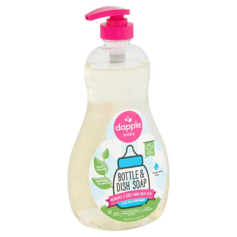 Dapple Baby Bottle &amp; Dish Soap, 16.9 fl oz