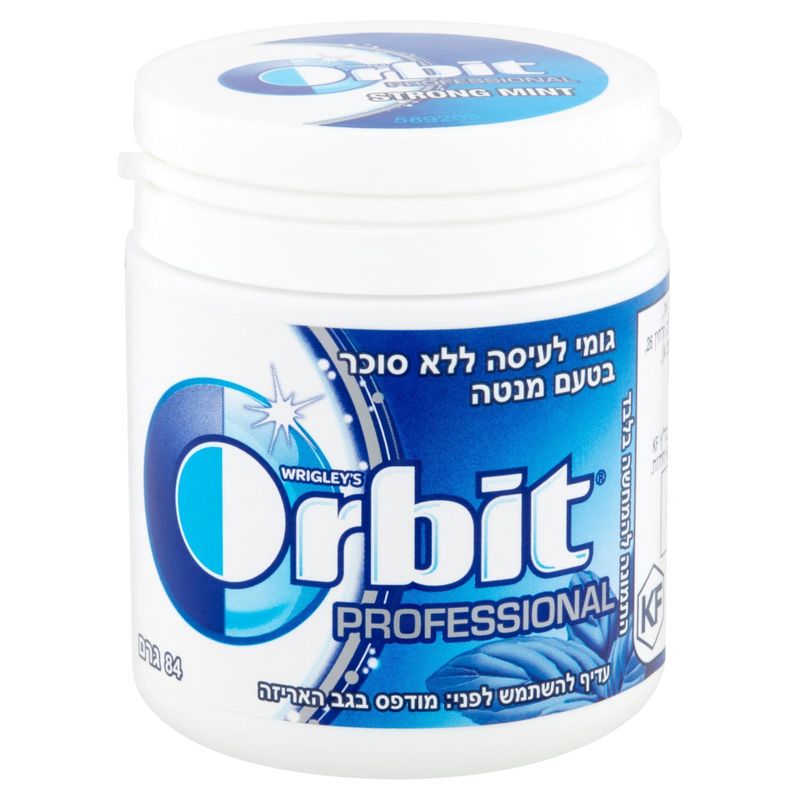 Wrigley's Orbit Professional Peppermint Chewing Gum, 60 count, 3 oz