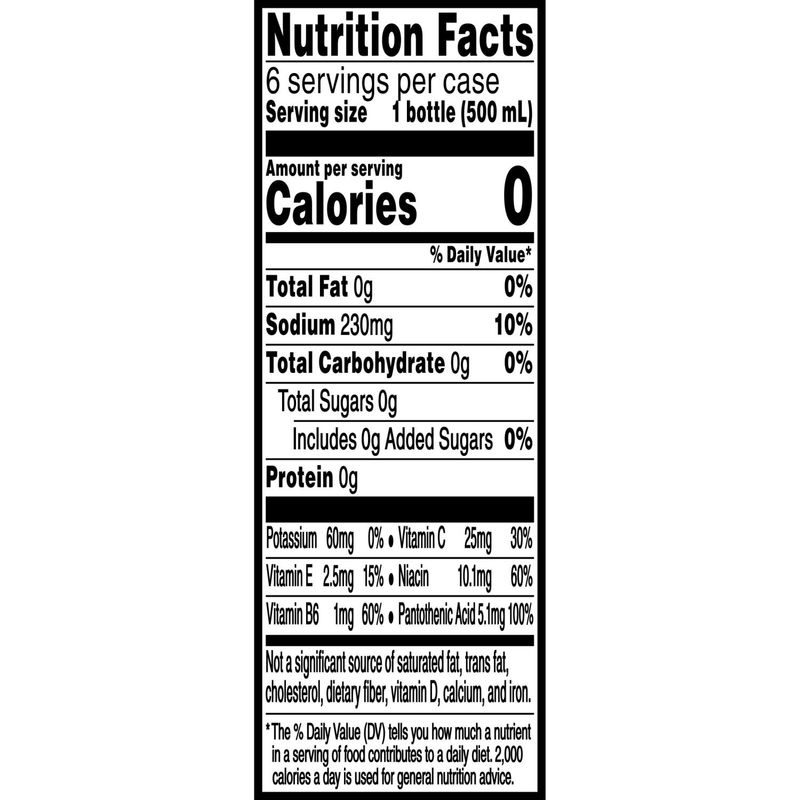 Propel Zero Sugar Electrolyte Water Beverage Black Cherry 16.9 Fl Oz 6 Count