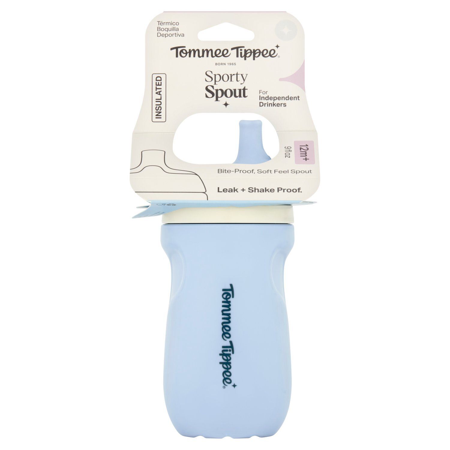 Tommee Tippee 9 fl oz Insulated Sporty Spout, 12m+