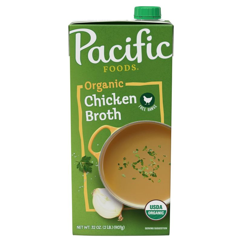 Pacific Foods Organic Free Range Chicken Broth, 32 oz
