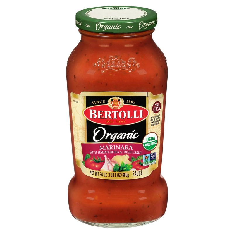 Bertolli Organic Marinara Sauce with Italian Herbs &amp; Fresh Garlic, 24 oz