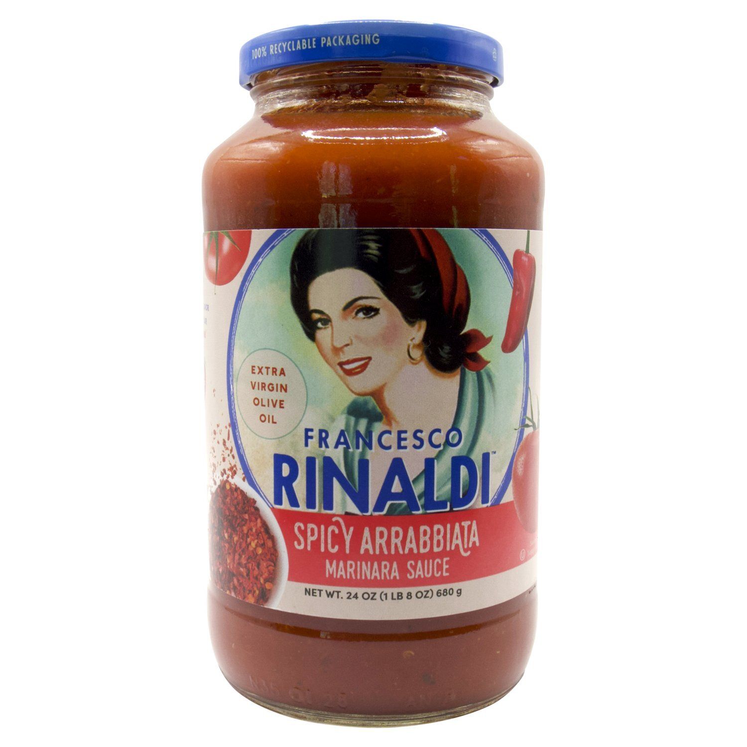Francesco Rinaldi Spicy Arrabbiata Marinara Sauce, 24 oz