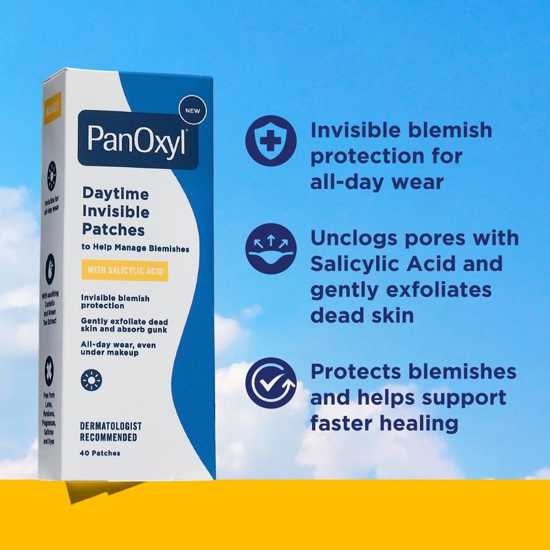 PanOxyl Daytime Invisible Patches, 40 count