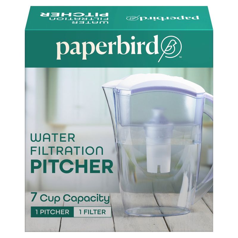 Paperbird 7 Cup Capacity Water Filtration Pitcher