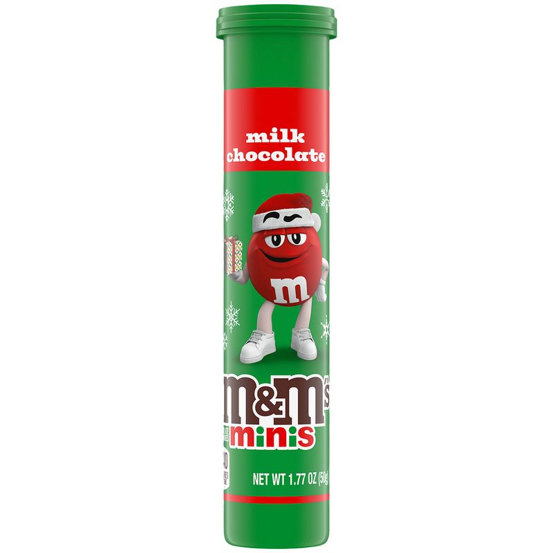 M&amp;M'S Minis Milk Chocolate Mega Christmas Tube