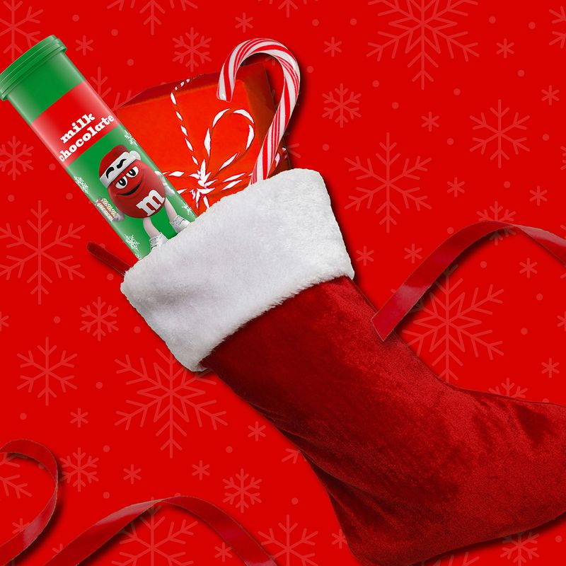 M&amp;M'S Minis Milk Chocolate Mega Christmas Tube
