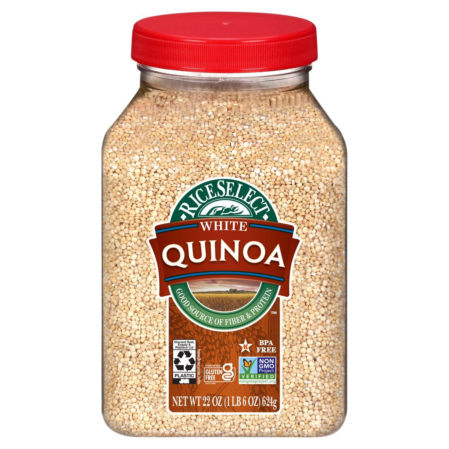 RiceSelect White Quinoa, 22 oz
