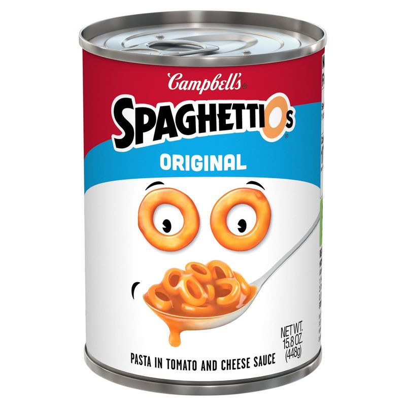 Campbell's SpaghettiOs Original Pasta in Tomato and Cheese Sauce, 15.8 oz