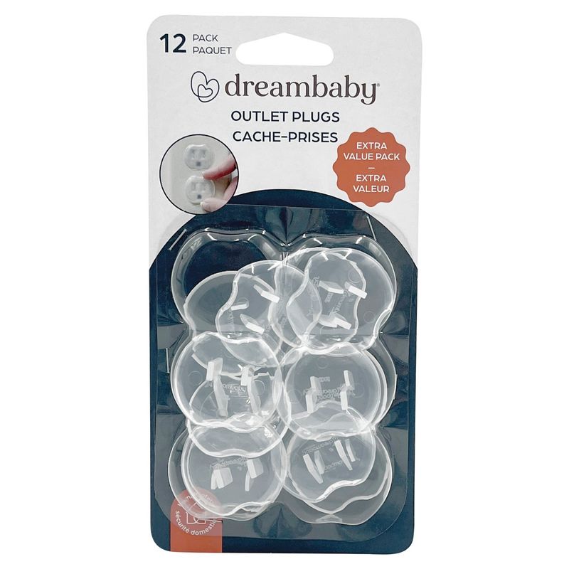 Dreambaby Outlet Plugs Extra Value Pack, 12 count