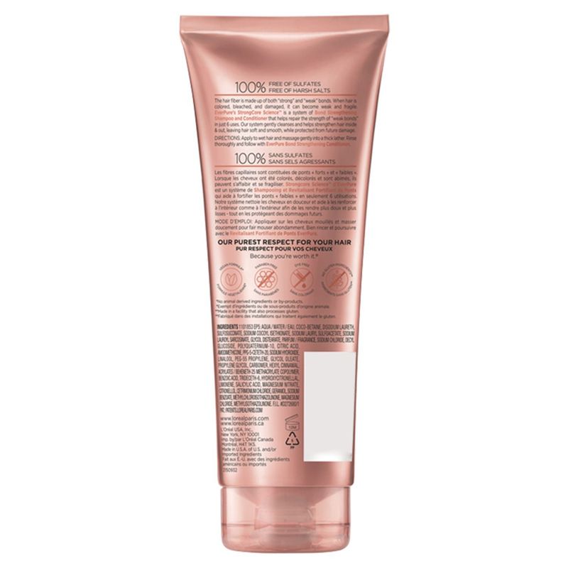 L'Oréal Paris Ever Pure Bond Strengthening Shampoo, 6.8 fl oz