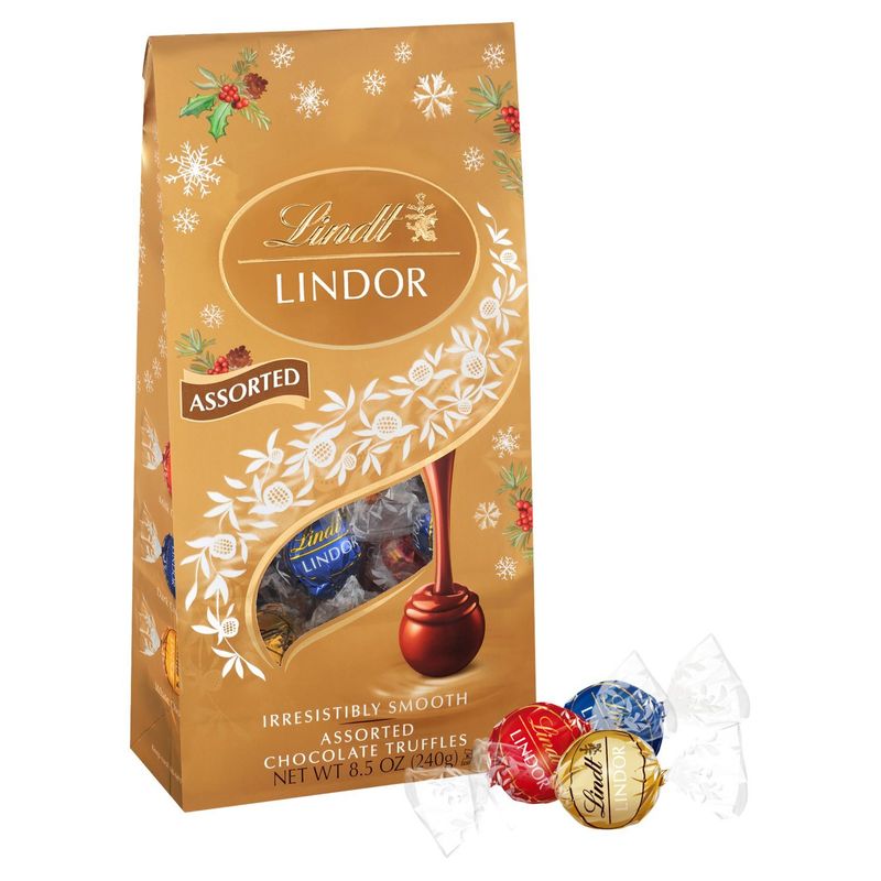 Lindt Lindor Assorted Chocolate Truffles, 8.5 oz