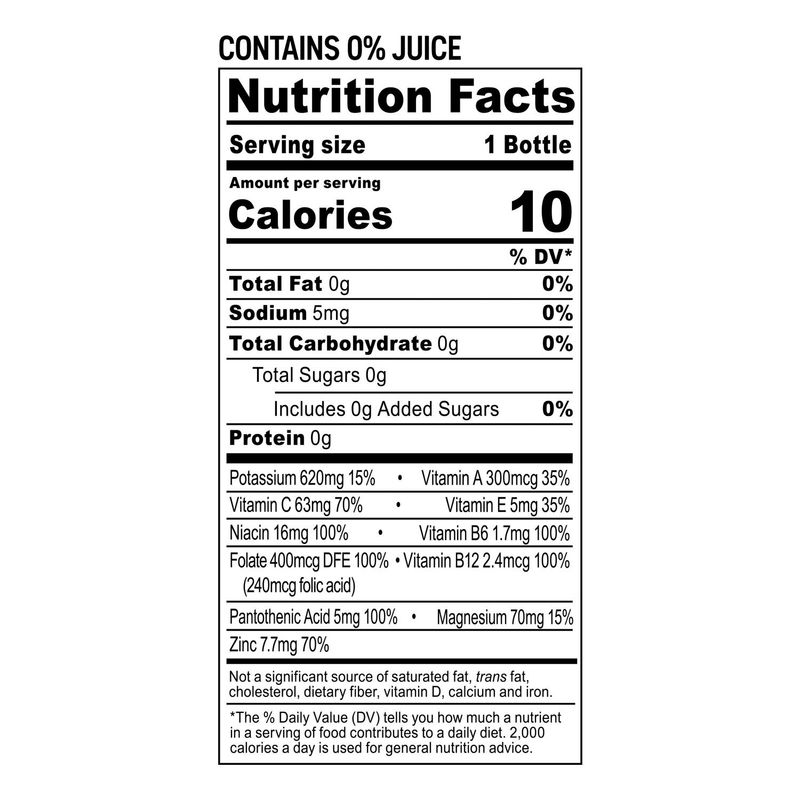 BodyArmor Zero Sugar Orange Sports Drink, 16 fl oz