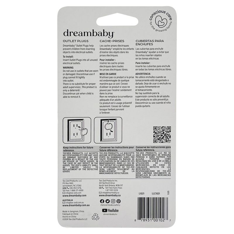 Dreambaby Outlet Plugs Extra Value Pack, 12 count