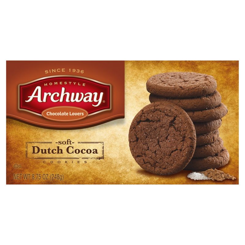 Archway Chocolate Lovers Homestyle Soft Dutch Cocoa Cookies, 8.75 oz
