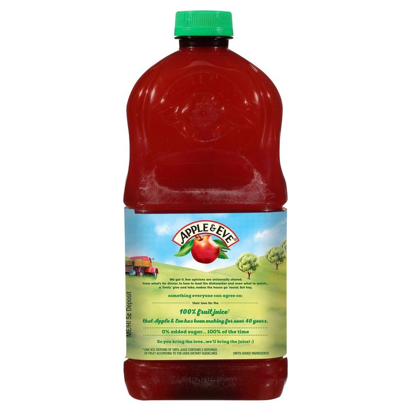 Apple &amp; Eve 100% Apple Juice - Natural Style, 64 fl oz
