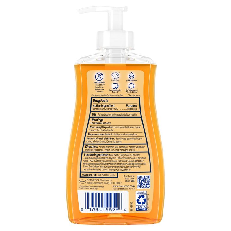 Dial Antibacterial Defense Gold + Aloe Hand Soap, 11 fl oz