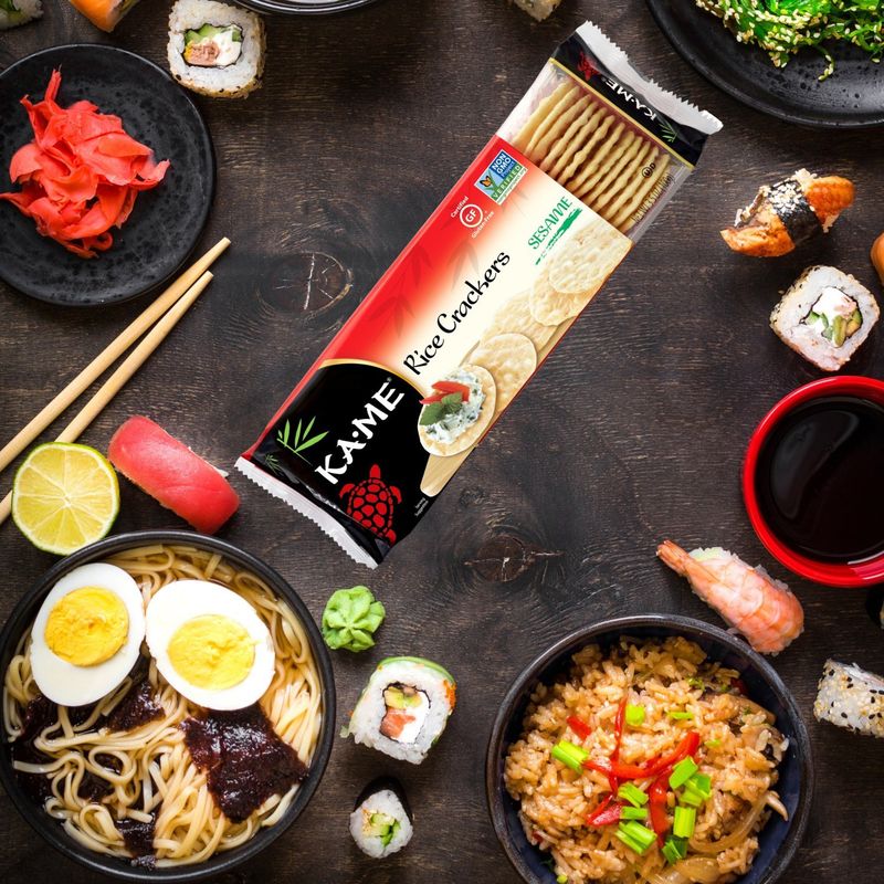 Ka-Me Sesame Rice Crackers, 3.5 oz